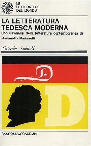 Seller image for La letteratura tedesca moderna. for sale by FIRENZELIBRI SRL