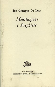 Image du vendeur pour Meditazioni e preghiere. mis en vente par FIRENZELIBRI SRL