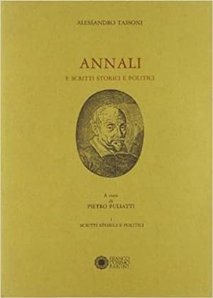 Seller image for Annali e scritti storici e politici. Vol.I: Scritti Storici e Politici. for sale by FIRENZELIBRI SRL