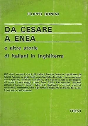 Seller image for Da Cesare a Enea e altre storie di italiani in Inghilterra. for sale by FIRENZELIBRI SRL