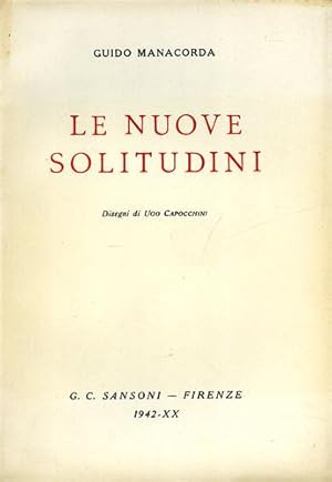 Bild des Verkufers fr Le Nuove solitudini. Acqueforti, momenti musicali, intermezzo, ottocenteschi notturni. zum Verkauf von FIRENZELIBRI SRL