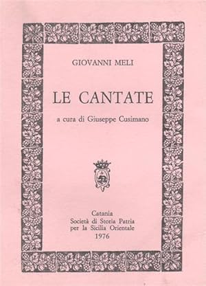 Seller image for Le cantate. for sale by FIRENZELIBRI SRL