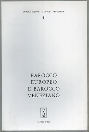 Immagine del venditore per Barocco europeo e Barocco veneziano. venduto da FIRENZELIBRI SRL