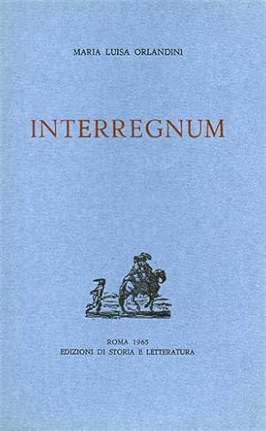 Imagen del vendedor de Interregnum. a la venta por FIRENZELIBRI SRL