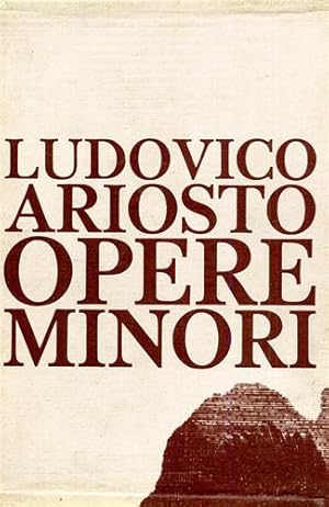 Imagen del vendedor de Opere minori. Lirica latina. Rime. Commedie. Satire. Lettere. Erbolato. a la venta por FIRENZELIBRI SRL