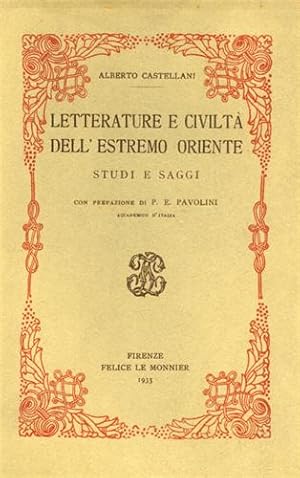 Immagine del venditore per Letterature e Civilt dell'Estremo Oriente. Studi e Saggi. venduto da FIRENZELIBRI SRL