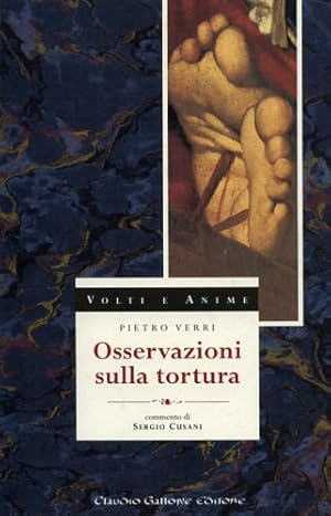 Immagine del venditore per Osservazioni sulla tortura. venduto da FIRENZELIBRI SRL