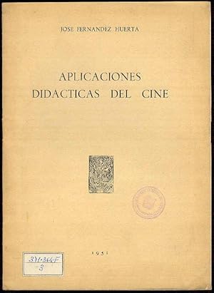 Seller image for Aplicaciones didcticas del cine for sale by Librera Miguel Miranda