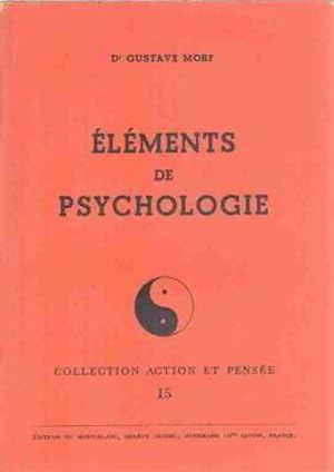 Seller image for Elements de psychologie for sale by librairie philippe arnaiz