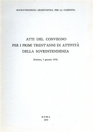 Seller image for Per i primi trent'anni di attivit della Soprintendenza. for sale by FIRENZELIBRI SRL