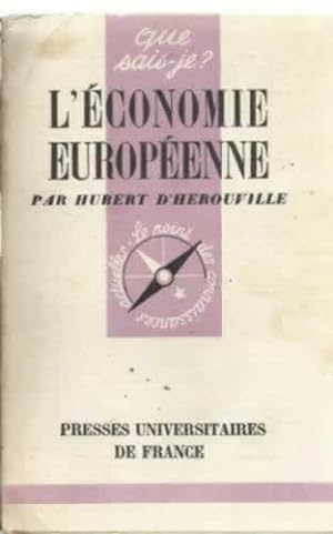 Bild des Verkufers fr L'CONOMIE EUROPENNE zum Verkauf von Librera Cajn Desastre