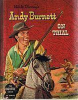 ANDY BURNETT ON TRIAL - (WALT DISNEY reference on cover)