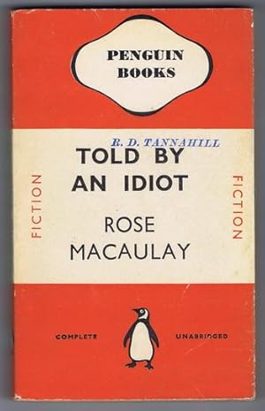 Seller image for TOLD BY AN IDIOT. (1940; Penquin book #267 ); for sale by Comic World