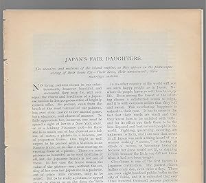 Seller image for Japan's Fair Daughters for sale by Legacy Books II
