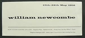 William Newcombe. New Vision Centre Gallery, 13th-24th May 1958.