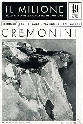 Image du vendeur pour Leonardo CREMONINI. mis en vente par Librairie-Galerie Dorbes Tobeart