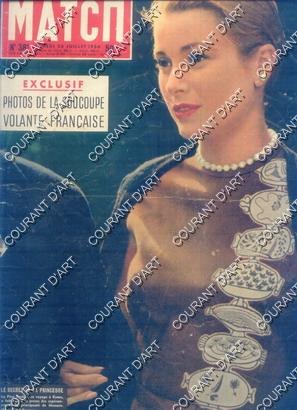 PARIS MATCH. N° 381. 28/07/1956. EXCLUSIF : PHOTOS DE LA SOUCOUPE VOLANTE FRANCAISE. LE SECRET DE...
