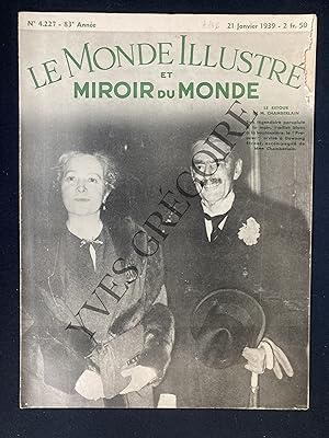 LE MONDE ILLUSTRE ET MIROIR DU MONDE-N°4227-21 JANVIER 1939