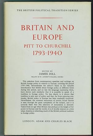 Britain and Europe Pitt to Churchill, 1793-1940