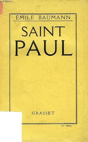 Imagen del vendedor de SAINT PAUL a la venta por Le-Livre