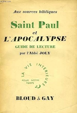 Seller image for SAINT PAUL ET L'APOCALYPSE, GUIDE DE LECTURE for sale by Le-Livre