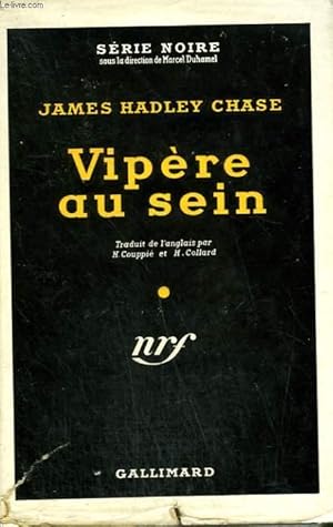 Seller image for VIPERE AU SEIN. ( DOUBLE SHUFFLE). COLLECTION : SERIE NOIRE AVEC JAQUETTE N 119 for sale by Le-Livre