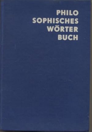 Philosophisches Wörterbuch.