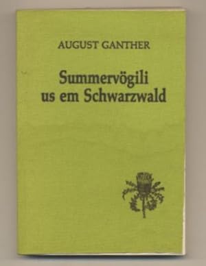 Summervögili us em Schwarzwald. Gedichte in niederalemannischer Mundart.