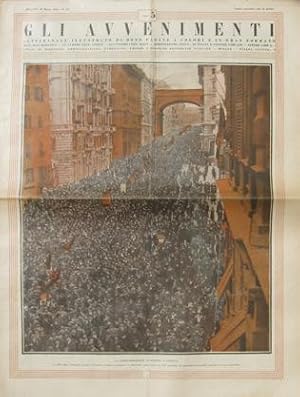 GLI AVVENIMENTI, settimanale illustrato di 8 pp.- 1915 - (num. 13 del 28 marzo 1915), Milano, Ist...