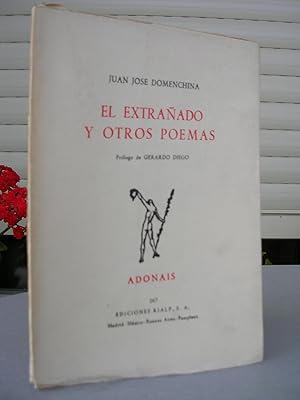 Immagine del venditore per EL EXTRAADO Y OTROS POEMAS. Prlogo de Gerardo Diego venduto da LLIBRES del SENDERI