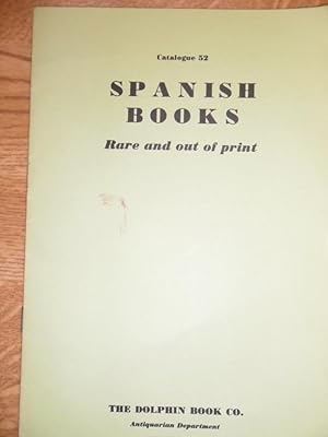 Bild des Verkufers fr Spanish Books Rare and Out of Print zum Verkauf von Clement Burston Books