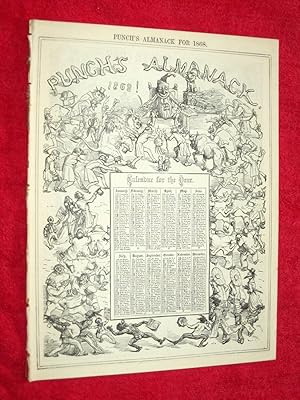 PUNCH Almanack for 1868. ( London Charivari Almanac.)