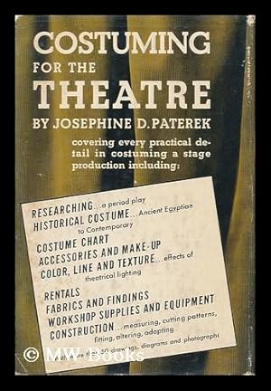 Seller image for Costuming for the Theatre for sale by MW Books Ltd.