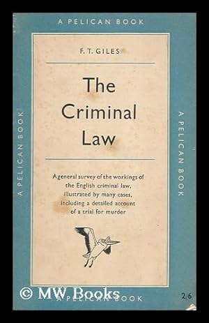 Bild des Verkufers fr The Criminal Law : a Short Introduction zum Verkauf von MW Books Ltd.