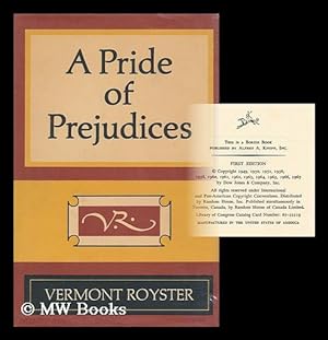 Seller image for A Pride of Prejudices for sale by MW Books
