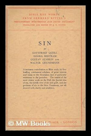Seller image for Sin / by Gottfried Quell . [Et Al] for sale by MW Books