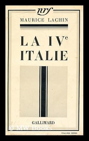Immagine del venditore per La Ive Italie venduto da MW Books