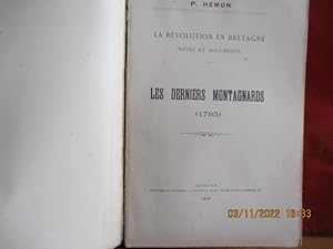 La Révolution en Bretagne (Notes et documents) - Les derniers montagnards (1795) de P. HEMON