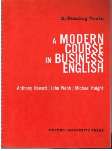 Imagen del vendedor de A Modern Course in Business English, Book 2 Reading Texts a la venta por Allguer Online Antiquariat