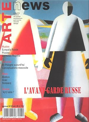 Seller image for Arte News Octobre 2005 : l'Avant-Garde Russe for sale by The land of Nod - art & books