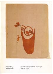 Imagen del vendedor de Joseph Beuys - Wasserfarben. Aquarelle Und Aquarellierte Zeichnungen 1936-1976 a la venta por The land of Nod - art & books