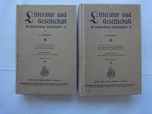 Litteratur Und Gesellschaft Im Neunzehnten Jahrhundert. 4 Bände Komplett in 2 Büchern.
