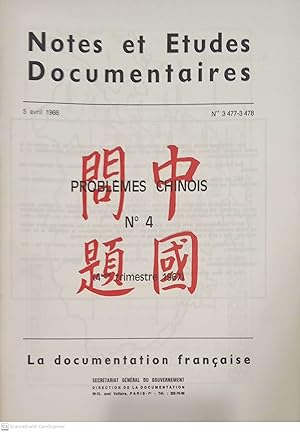 Notes et Études Documentaires (n. 3477-3478, 5 avril 1968)