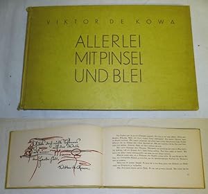 Imagen del vendedor de Allerlei mit Pinsel und Blei, Ernste und heitere Skizzen a la venta por Versandhandel fr Sammler