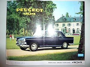 "PEUGEOT 404 Berlina Gran Turismo 1963"