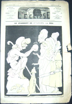 Le Jugement de Paris. In: L'Eclipse, Huitième Année, Nr. 342, Dimanche 16 Mai 1875.