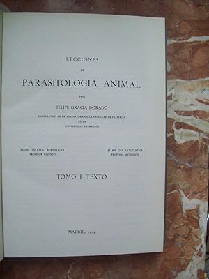 Imagen del vendedor de LECCIONES DE PARASITOLOGA ANIMAL a la venta por Itziar Arranz Libros & Dribaslibros