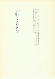 Bild des Verkufers fr Ein Bndel blauer Briefe (SIGNIERTES EXEMPLAR) zum Verkauf von books4less (Versandantiquariat Petra Gros GmbH & Co. KG)