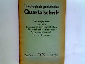 Bild des Verkufers fr Die Einschtzung der Scherzlge in der Frhscholastik. - Theologisch-praktische Quartalschrift - Nr. 2 aus 1940. Herausgegeben von den Professoren der bischflichen philosophisch-theologischen Dizesan-Lehranstalt in Linz a.d. Donau. zum Verkauf von books4less (Versandantiquariat Petra Gros GmbH & Co. KG)