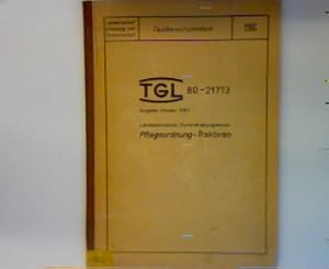 Seller image for TGL 80-21773 - Ausgabe: Oktober 1965 - Landtechnisches instandhaltungswesen ; Pflegeordnung - Traktoren - Landwirtschaft, Erfassung und Postwirtschaft - Fachbereichstandard for sale by books4less (Versandantiquariat Petra Gros GmbH & Co. KG)